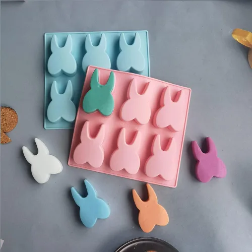 Vista 3 de Molde de silicona para dientes con forma de dientes, bandeja para cubitos de hielo, molde de chocolate, molde para dulces, mini molde para jabón