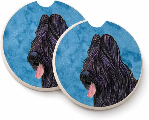 Vista 48 de Caroline's Treasures SS4767-BUCARC - Juego de 2 portavasos para automóvil, diseño de bulldog inglés, absorbentes para automóvil, portavasos