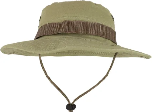 Vista 2 de Armycrew Sombrero de Boonie al aire libre liso sólido militar con correa ajustable para la barbilla