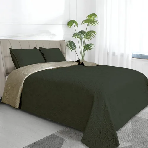 Vista 14 de Easy-Going - Juego de colcha reversible tamaño individual con 1 colcha y 1 funda de almohada, colcha de cama suave, colcha de microfibra ligera