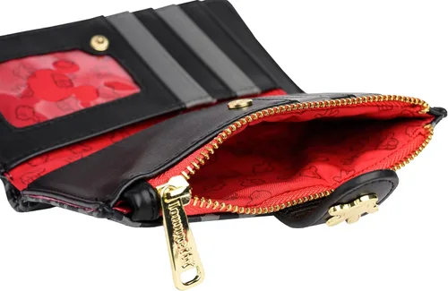 Vista 4 de Loungefly Disney Mickey Mouse Wallet Snap Flap Clutch Varios
