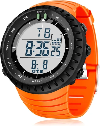 Vista 13 de PALADA Men's Digital Sports Watch Waterproof Tactical Watch with LED Backlight Watches for Men