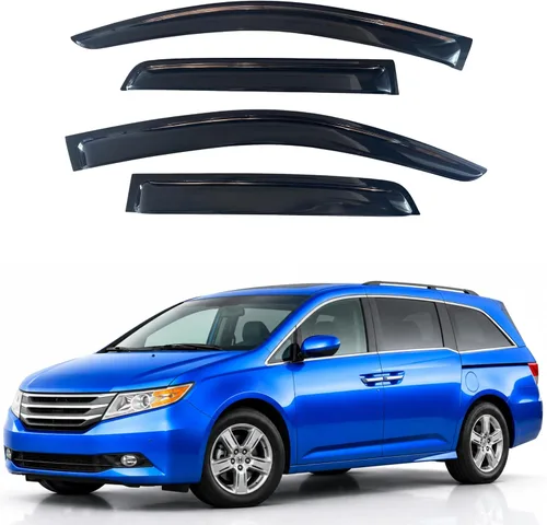 Vista 288 de Visera de ventana IG para Ford Focus Sedán y Hatchback 2012-2018, Protector de ventana lateral para lluvia y viento estilo Mugen, extra duradero