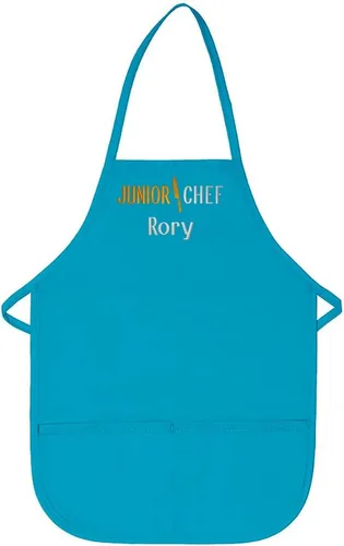 Vista 11 de Delantal personalizado bordado Junior Chef Kids Delantal