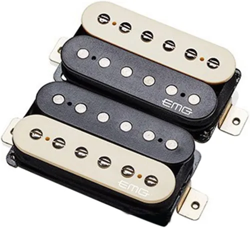 Vista 2 de EMG Super 77 Humbucker Set - Negro