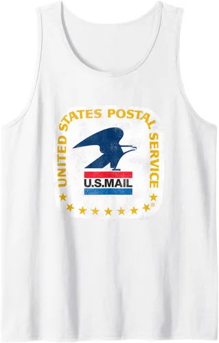 Vista 3 de USPS - Camiseta sin mangas Loewy Seal, Negro