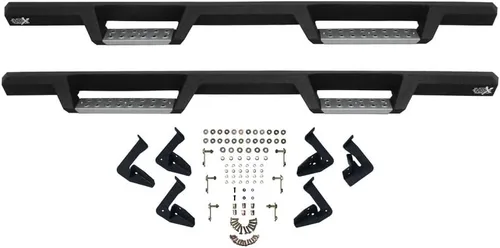 Vista 5 de Westin 56-113352 HDX - Barras de paso de acero inoxidable para F-250 F-350 F-450 F-550 Super Duty Crew Cab 1999-2016, par negro texturizado