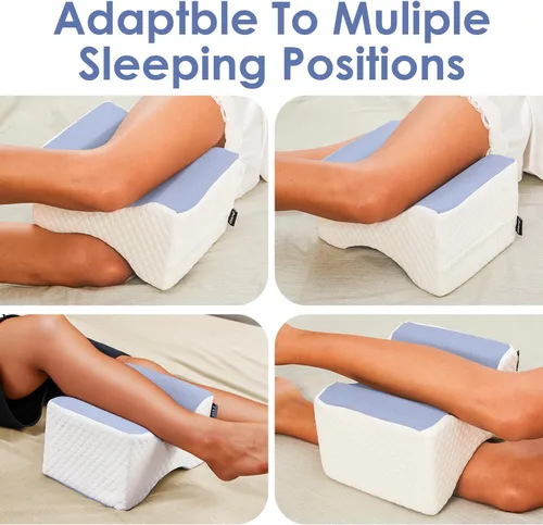 Vista 6 de cooloo8 Almohada de piernas para dormir de lado, almohada de rodilla para dormir de lado, almohada de rodilla, alivio del dolor de ciática, almohada