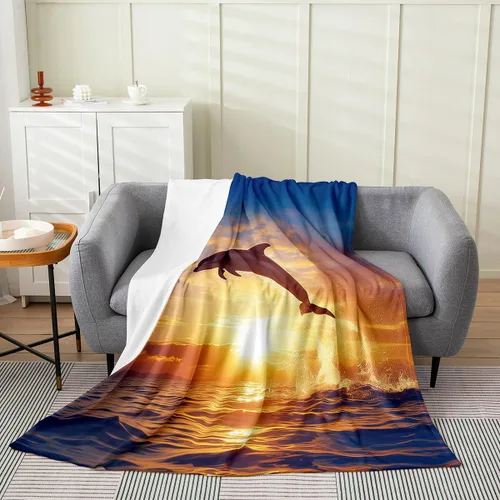 Vista 32 de Erosebridal Hammerhead Shark Flannel Blanket 40x50 Marine Life Fuzzy Plush Throw for Sofa Couch Hammerhead Shark Lover Gifts Ocean Sealife Fleece