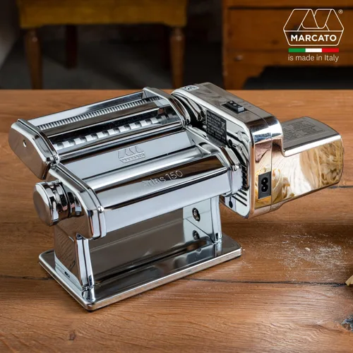 Vista 2 de Atlas máquina eléctrica para pastas, Plateado