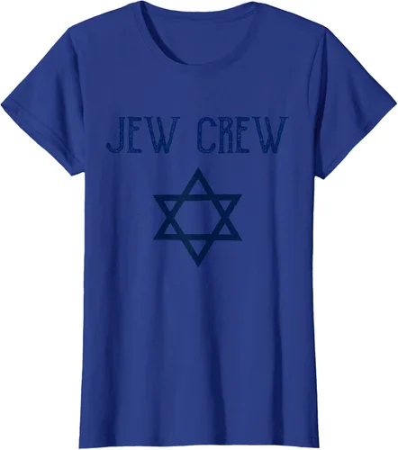 Vista 61 de Camiseta Jew Crew Jewish Star, gris, S