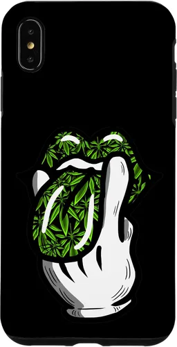 Vista 11 de Lick Smoke Weed Leaf Pattern Marihuana 420 Cannabis Pot Gift Case para iPhone 17