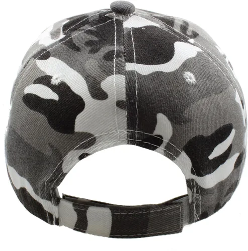 Vista 100 de Gorras de béisbol con correa trasera ajustable, lisas, negras, 12