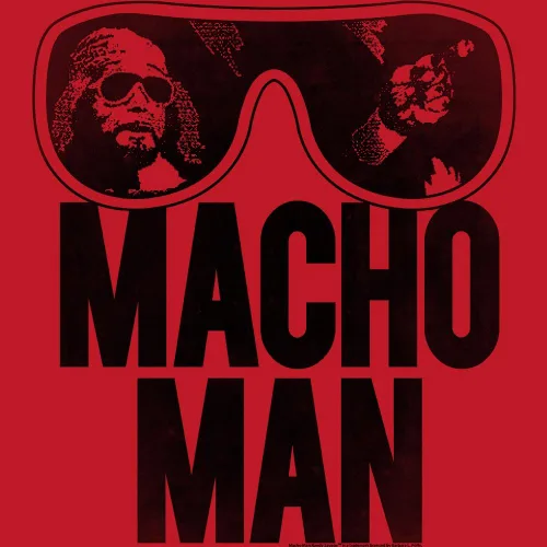 Vista 2 de American Classics Men's Macho Man Ooold School T-Shirt