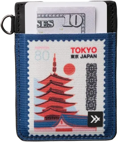 Vista 17 de Thread Wallets Cartera minimalista ultra delgada para tarjetas, Negro, Talla única, Casual