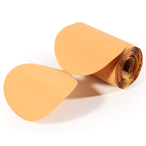 Vista 12 de SPEEDWOX Rollo de papel de lija de grano 60, discos de lija redondos de 6 pulgadas, parte trasera adhesiva PSA, parte trasera adhesiva, sin