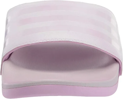 Vista 2 de adidas - Sandalia Adilette cómoda para mujer, Gris salpicaderolila claroblanco, 8