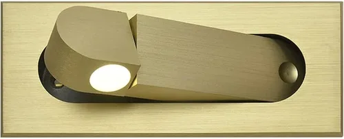 Vista 8 de Lámpara de pared LED empotrable, moderno aplique de pared ajustable con interruptor independiente, luz de lectura de cabecera de 3 W, luces