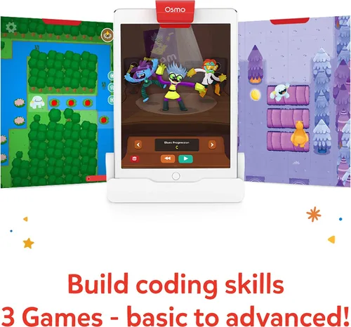 Vista 3 de Osmo - Kit de iniciación de codificación para iPad Detective Agency Bundle - Base STEM Toy iPad incluida (exclusivo de Amazon)