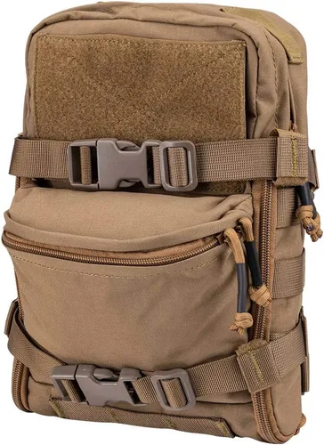 Vista 8 de IDOGEAR Tactical Hydration Pack MOLLE Water Bladder Bag, Mini Backpack YKK Zipper Hiking Camping Outdoor Training Carrier