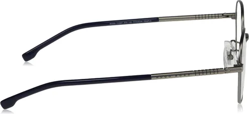 Vista 3 de Hugo Boss (BOSS-1109 9T9) Titanium - Acetato Rutenio Mate - Azul Oscuro