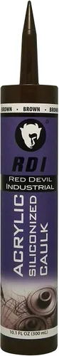 Vista 13 de Red Devil 08462I RD Pro Sellador acrílico siliconizado de grado de construcción, 10.1 onzas, almendra