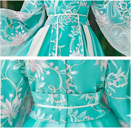 Vista 5 de Disfraz chino tradicional chino de Hanfu original para niña