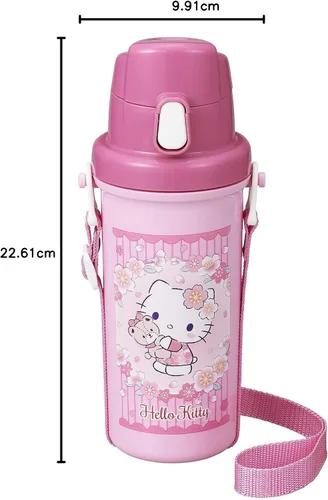 Vista 15 de OSK SC-600B Hello Kitty Sakura Botella de agua potable directa