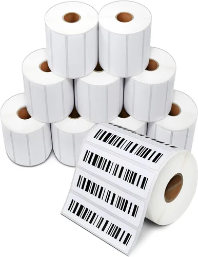 Vista 11 de Aegis Adhesives - Etiquetas térmicas directas de 1 pulgada x ½ pulgada para etiquetas de precio pequeño, dirección de devolución, carpeta