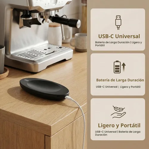Vista 6 de Báscula de té digital 0.004 oz - Scal de café portátil recargable
