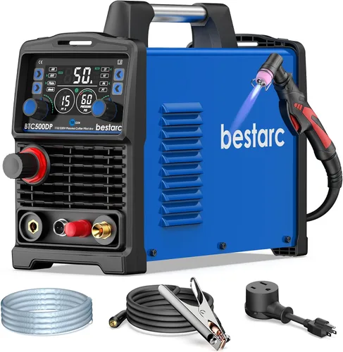 Vista 14 de Bestarc Plasma Cutter Machine, Pilot Arc, 50A IGBT 110V 220V Dual Voltage