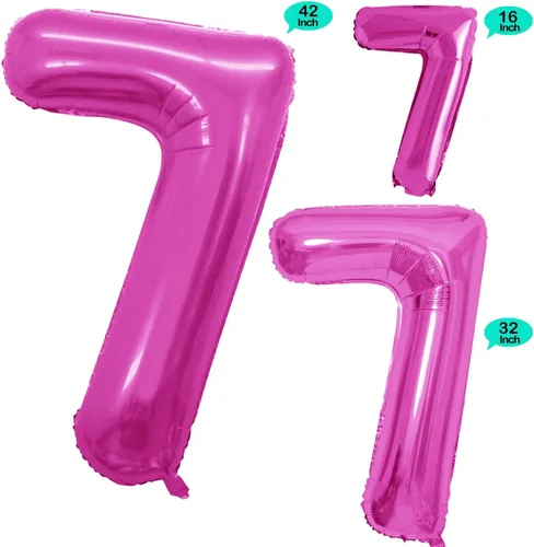 Vista 26 de GOER Globos Número 10 para Decoraciones de Fiesta de 10º Cumpleaños, Globos de Helio de Papel de Aluminio Jumbo de 42 Pulgadas para 10º Aniversario