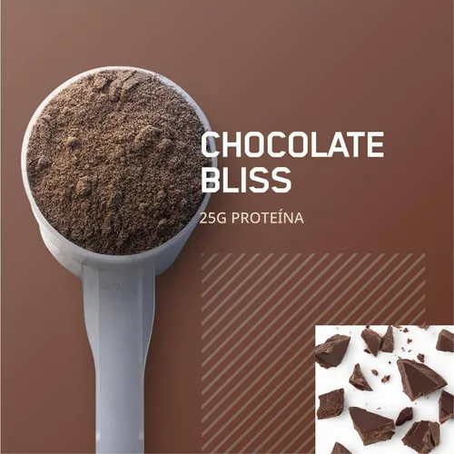 Vista 3 de Optimum Nutrition Gold Standard 100% aislado, proteína en polvo, chocolate Bliss, 3 libras, 44 porciones. Aislado de proteína de suero