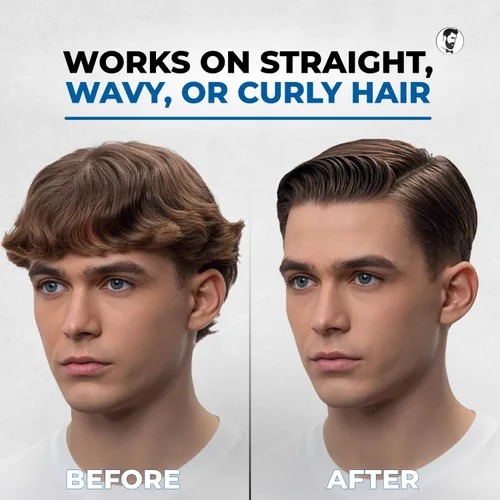 Vista 6 de Gentlemen Republic Oceano Gel para el cabello para hombre, 16 onzas, gel de peinado de alto brillo y fuerte sujeción táctil para cabello, fórmula