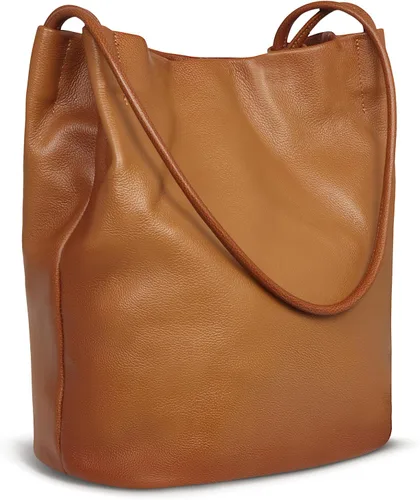 Vista 9 de Iswee - Bolsos de cuero genuino, diseño de hombro Hobo, bolsos para mujer