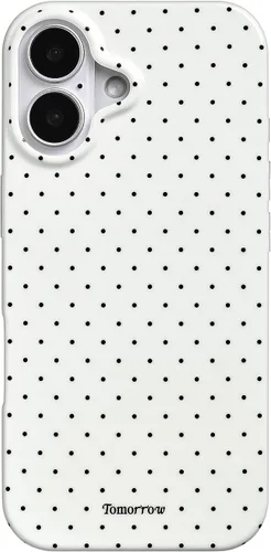 Vista 63 de inewateri Funda compatible con iPhone 11 con bonito diseño estético de lunares a la moda, fundas simples para TPU suave, funda de protección Negro