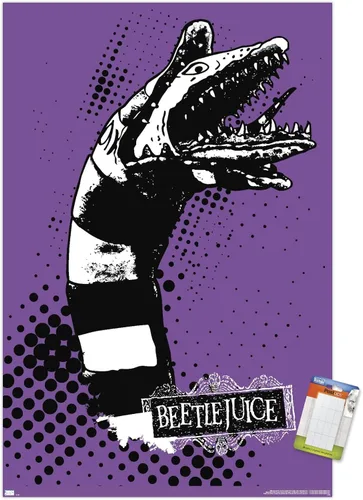 Vista 12 de Trends International Beetlejuice - Póster de pared de gusano de arena, 22.4 pulgadas de largo x 14.7 pulgadas, versión enmarcada de madera