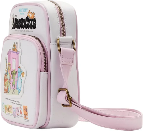 Vista 2 de Loungefly Disney The Aristocats - Bolsa cruzada para pasaporte, Multi
