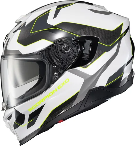 Vista 15 de ScorpionEXO T520 Casco de Motocicleta de Turismo de Cara Completa con Bolsillos para Altavoces Listos para Bluetooth DOT ECE Aprobado Nama-Sushi