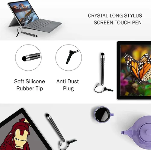Vista 3 de Purple Stylus Compatible with Amazon Fire 7 Kids Edition (2019 Release)/ Kindle Fire HDX 8.9 (2013 Release),7 (2013 Release),HD 7 (2013 Release),8.9