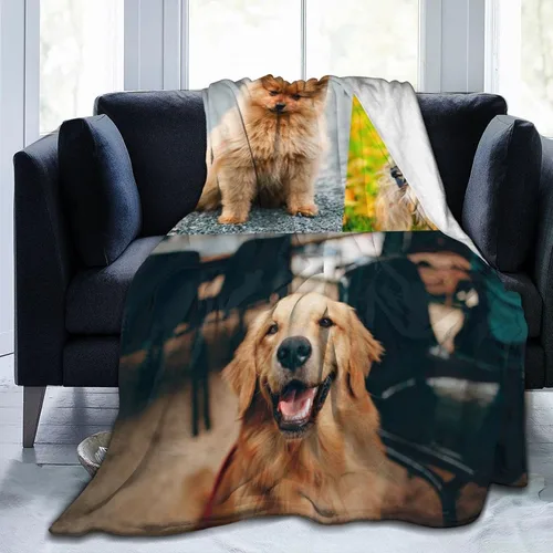 Vista 22 de HooSo Manta Personalizada para Cama con Fotos y Texto, Mantas Personalizadas con Collage de Fotos para Regalo de Cumpleaños Familiar y Boda, Collage