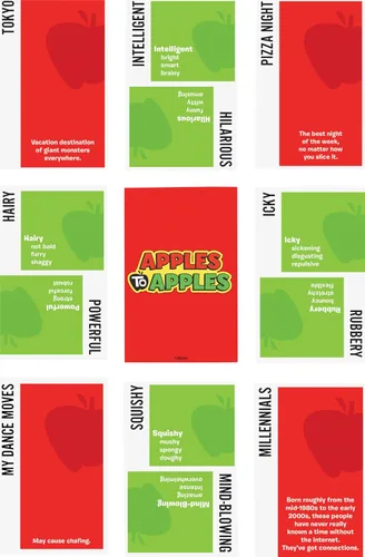 Vista 6 de Mattel Games Caja de fiesta de manzanas a manzanas [el embalaje puede variar]