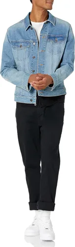 Vista 4 de Tienda Essentials Jeans elásticos ajustados con corte de bota para hombre