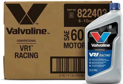 Vista 12 de Aceite de motor Valvoline VR1 Racing SAE 10W-30, 1 cuarto de galón