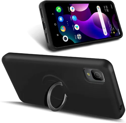 Vista 2 de NZND TCL 30 LE - Funda de silicona para TCL 30Z (T602DL), con protector de pantalla de vidrio templado (cobertura máxima), protector de cuerpo
