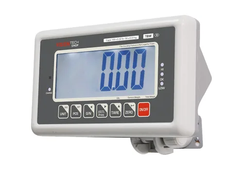 Vista 6 de VisionTechShop Báscula de sobremesa TBW-100 para almacén báscula de envío industrial y, Lb/Kg conmutable, capacidad de 100 libras, legibilidad