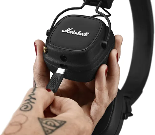 Vista 9 de Marshall Major IV - Auriculares de diadema Bluetooth, color negro