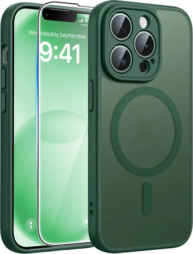 Vista 18 de FNTCASE para Samsung Galaxy Z Fold 7 Estuche Magnético: Funda de Teléfono Celular con Textura Mate Translúcida, Protección contra Caídas de Grado