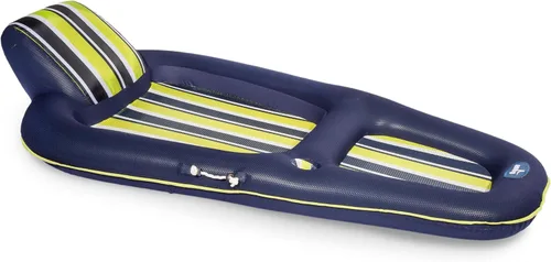 Vista 7 de Aqua Luxury Water Pool Lounge – Extra Large – Inflatable Pool Floats for Adults with Headrest, Backrest, Footrest & Cupholder – Multiple