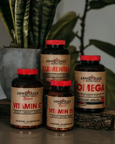 Vista 3 de Arms Race Nutrition Aceite de pescado Omega de alta pureza - 120 cápsulas vegetales